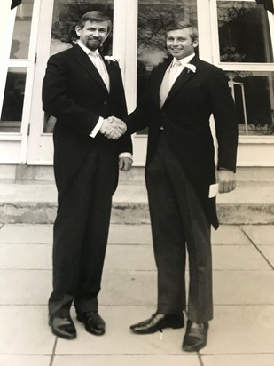  - Best Man at the wedding of cousin Geoff Lumley to Susan Gregson, Southport UK 1969.  