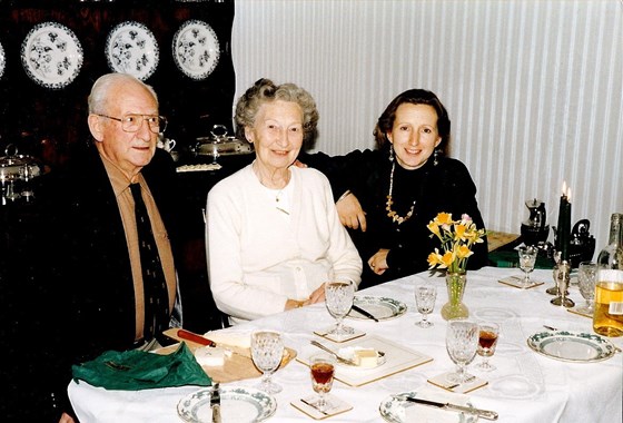 With David, father and Rosalie, mother.