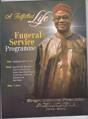 Funeral Programme