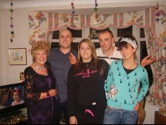 Christmas 2008 with the Wharton grandchildren x
