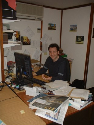 Nick's office at Blackwell in the Cowley Road days
