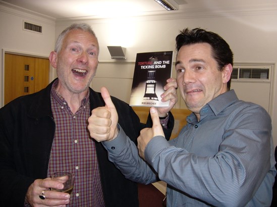 Thumbs up for Torture and the Ticking Bomb - Brighton Book Launch