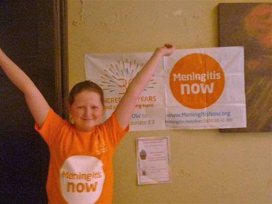 NIAMH FINNIGAN  TEDS great grand daughter helped by all her cousins fundraising for meningitis now