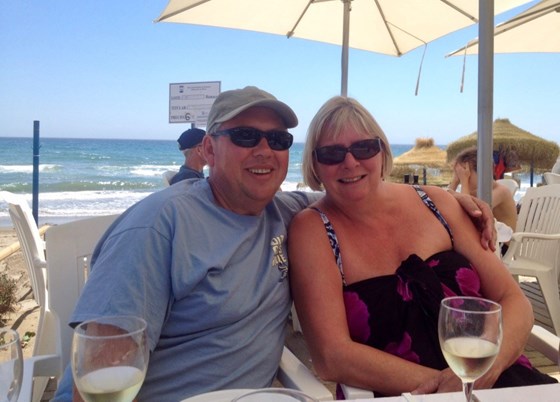Marbella 2014. Lazy beach lunch until 'bucket of Gin o'clock' round the pool...xxx