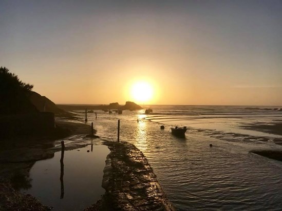 Sunset in Bude