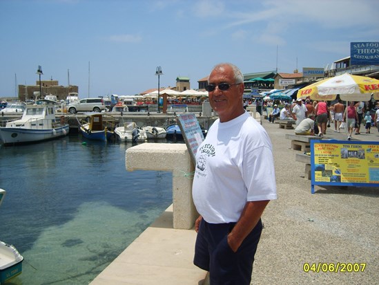 Dad in Paphos 