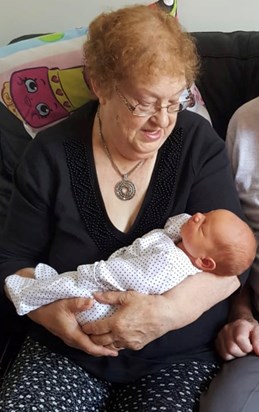 Joan with her Grandson Freddie 