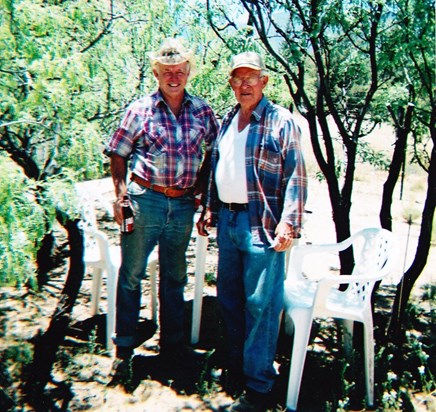 Jimmy and Dad in Sierra Vista, Arizona