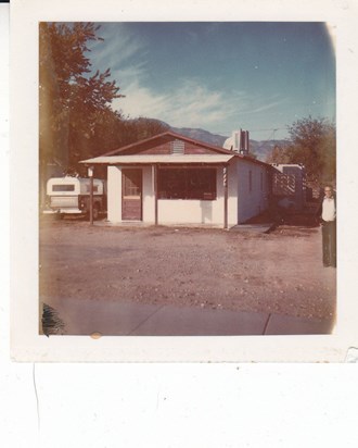 Dad & Truck @ Cottonwood, AZ Barbershop 1977
