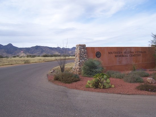 Veterans Memorial Cemetery on Fort Huachuca, Arizona