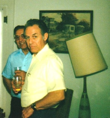Late 1970s Dad with longtime friend Willy Wever visiting in Phoenix from Washington State.