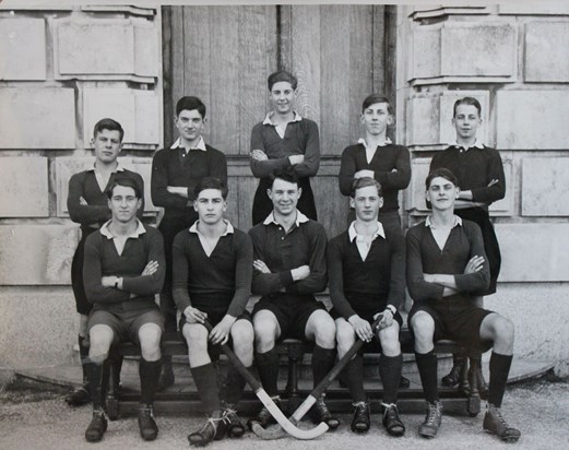 Captain of the hockey team (center)