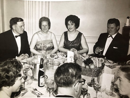 Living the high life in 1962 at Grosvenor House Hotel