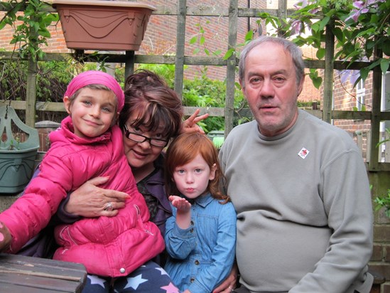 Monic, Bill and children, Gosport 2014. Monic, you touched the lives of all you met. I will always remember your voice, your smile, your good humour.