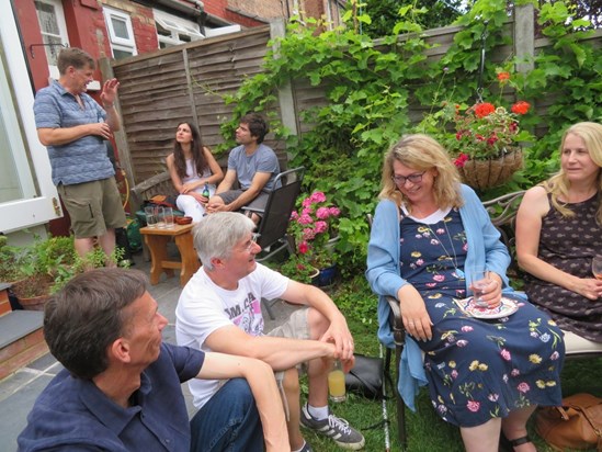 Ian and Sharon with friends 