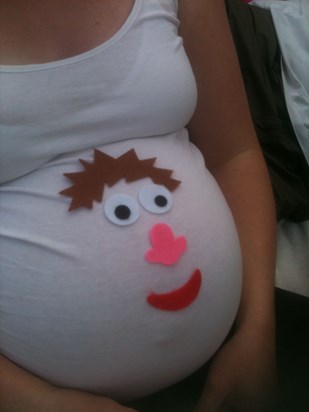 Alf in Mum's tummy