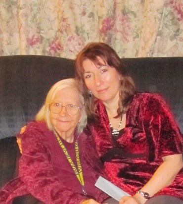 Mom and I on her 85th birthday