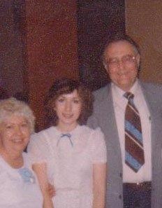 Mom and Dad with me (age 17)