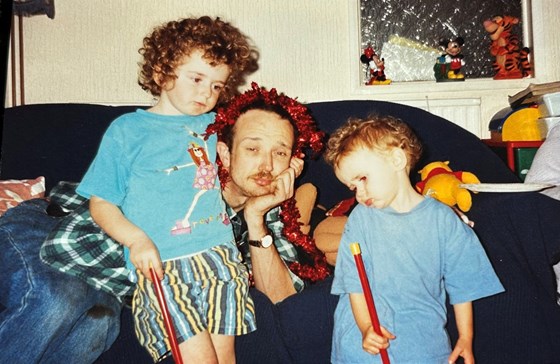 Ian, Zara and Tabitha being silly 