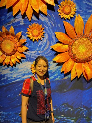 At the Singapore Van Gogh exhibition 