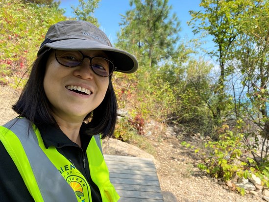 Hiking on the Rail Trail