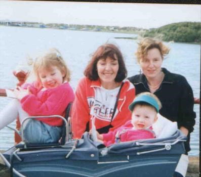 Mum wiht me and girls in Southport