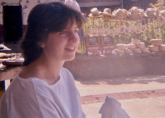 Anneliese in Pátzcuaro, Mexico in 1985