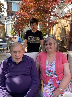 Alan and Gillian with eldest Grandson Joshua