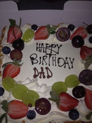 Birthday Cake for Dads 54th