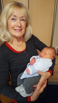 Josh is our new grandson. Thinking of you on your birthday