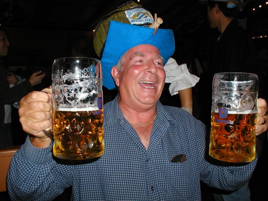 Munich Beer Festival. Drunk with Alan