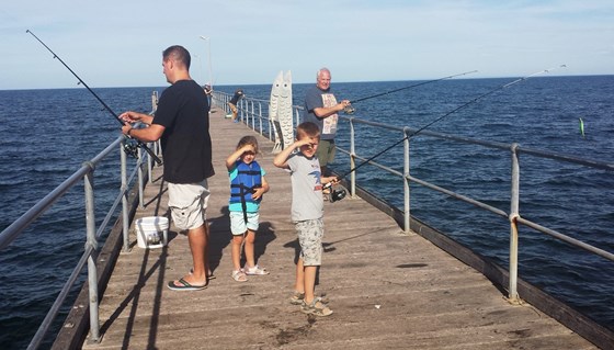 Fishing with the grandkids