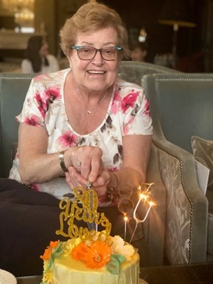 Beautiful Mum on her 80th Birthday x