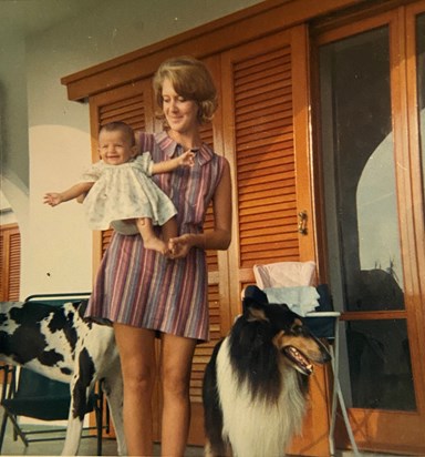 Mum in Italy as an Au pair - August 1968