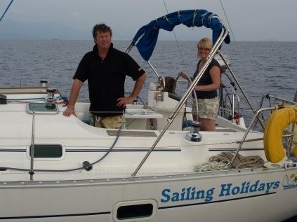 Matt & Jacqui on Flotilla 2009