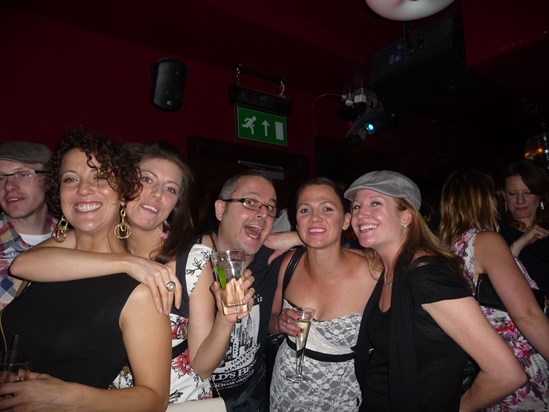 Janine and Karen's birthday party 2010... all loving life!