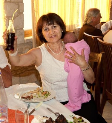 Yiayia and baby Stella
