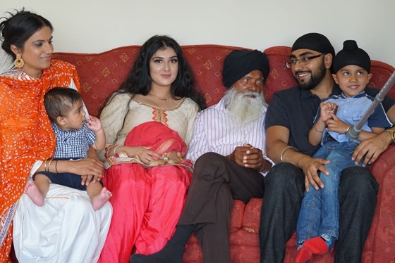 Baba and his great grand kids