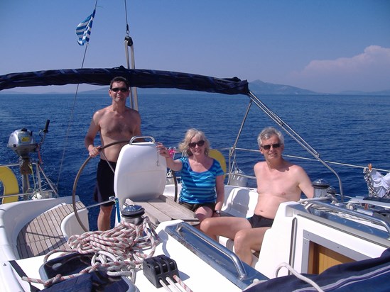 Sailing round the Ionian Islands  in 2009