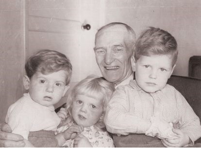  Left: brother Charles RIP,  Centre Paulene & Granda Leo, dearly beloved brother Ken RIP (Rathcoole, Newtownabbey 1955)