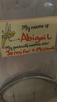 Proud parents of baby Abigail ❤