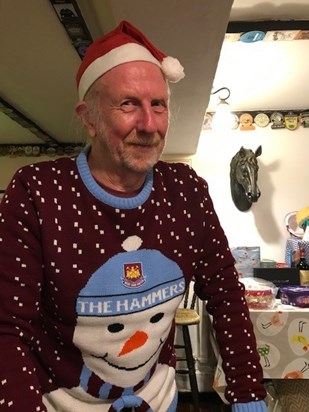 Alan in his favourite Xmas jumper