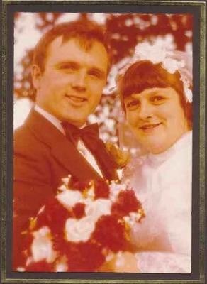 This is leslie plumb on his wedding day september 22th 1979
