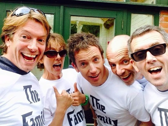 Simon, Jane, Chris, Paul and Andy - Dad's wonderful siblings!