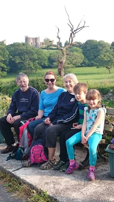 Family holiday in Llansteffan, May 2016