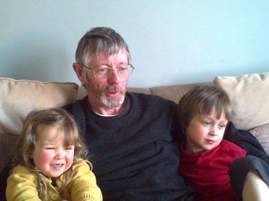Gerry with 2 of his very precious gems