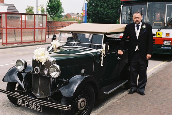 Dave and his beloved Morris 10/4 1935 4 seater tourer