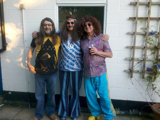 Fancy dress May 2012, Dave, Roger and John
