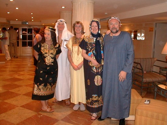 Egypt - fancy dress night