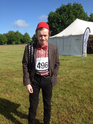 Matty as Dr Who before the Run
